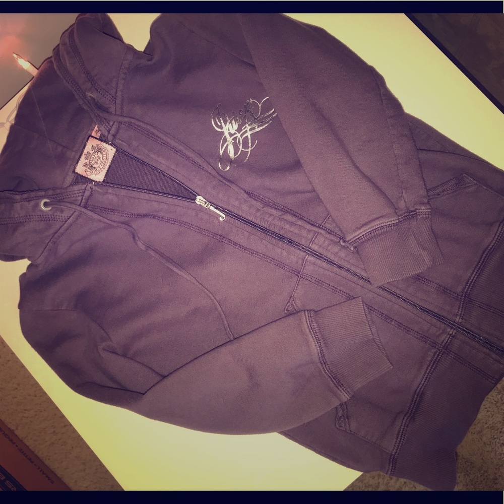 Juicy Couture Purple Zip-up